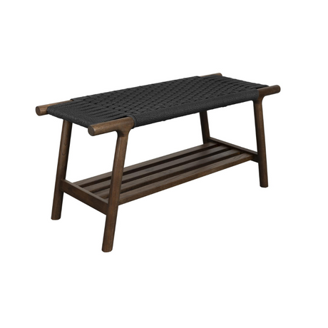 Brave wooden bench