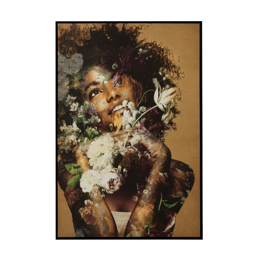 Woman Flowers vászon falikép