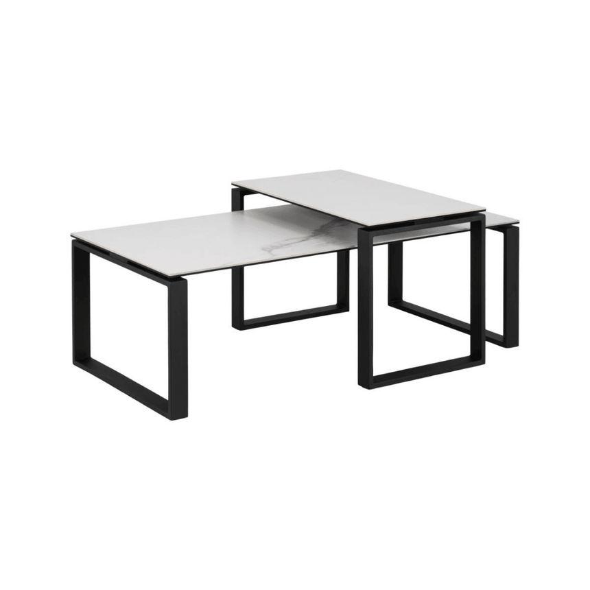 Katrine ceramic coffee table 115x69 set