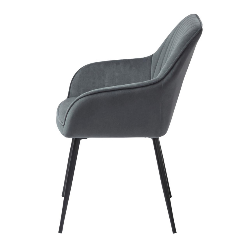 Nolan csíkos bársony szék