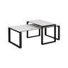 Katrine ceramic coffee table 115x69 set