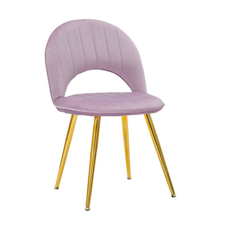 Flex velvet chair set