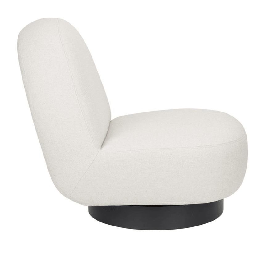 Eden bouclé swivel chair