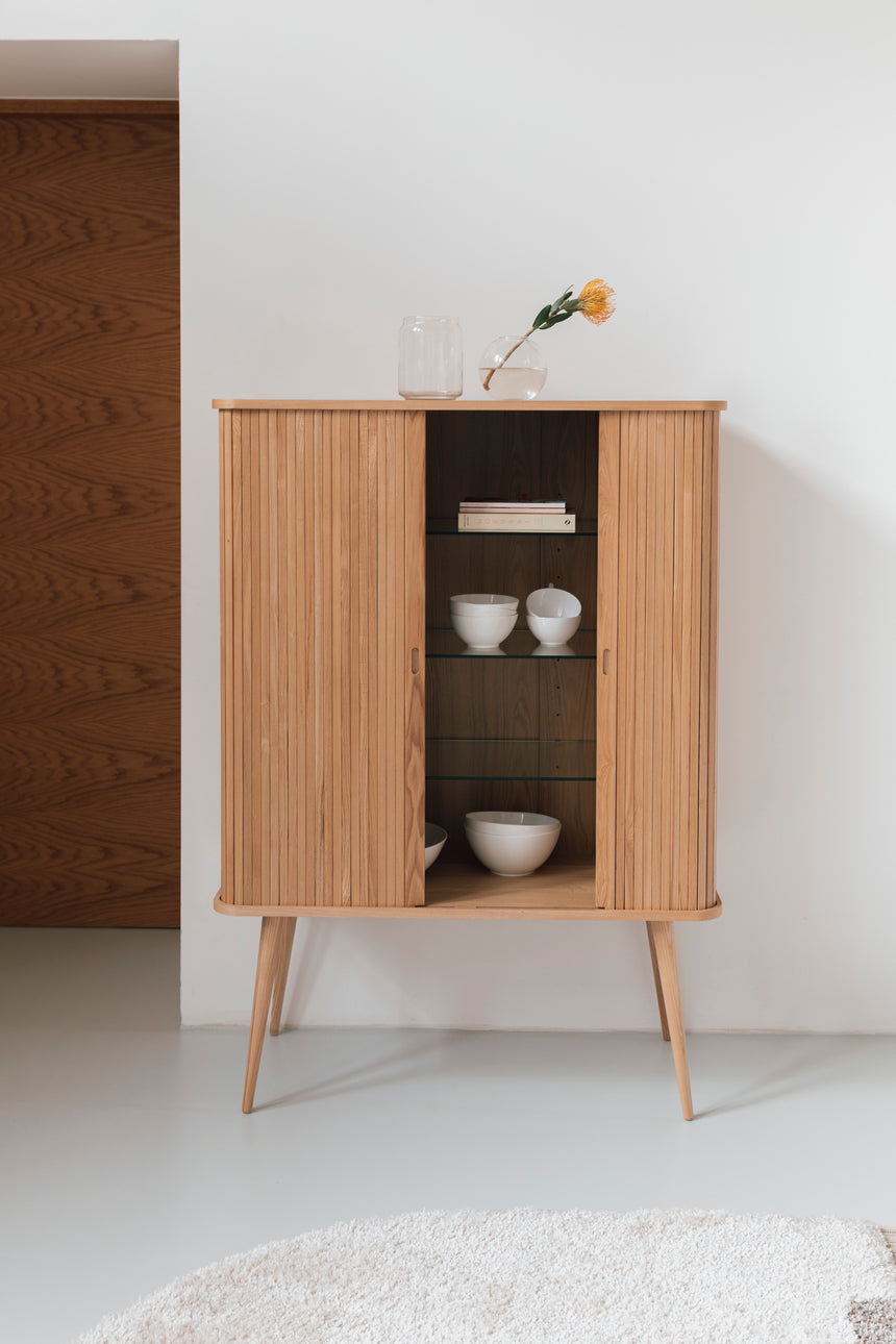 Barbier 2-door wooden cabinet