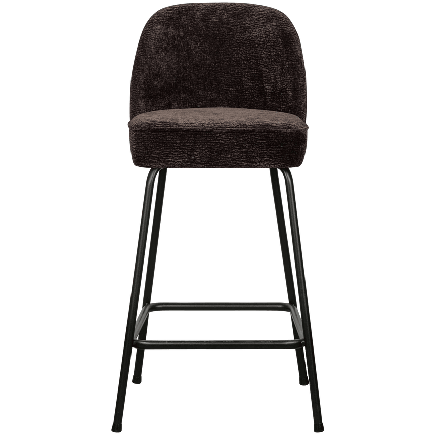 Vogue chenille low bar stool