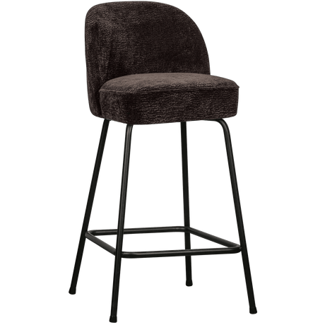 Vogue chenille low bar stool