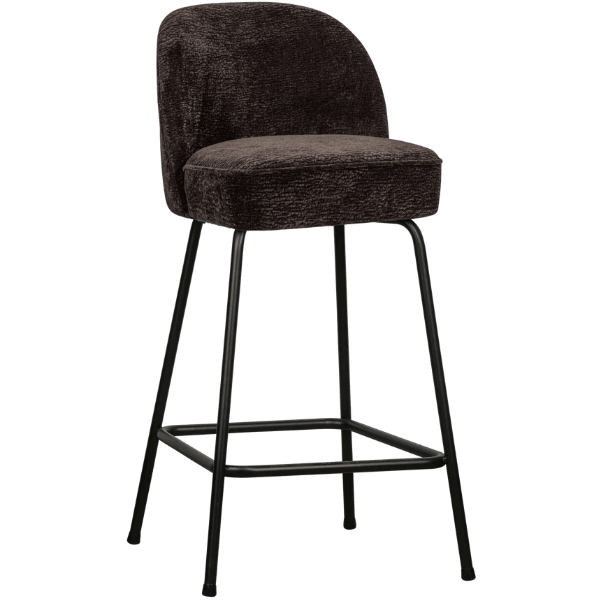 Vogue chenille low bar stool