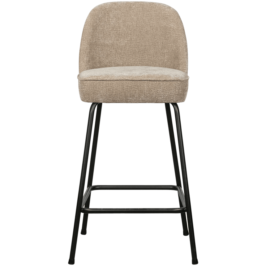 Vogue chenille low bar stool