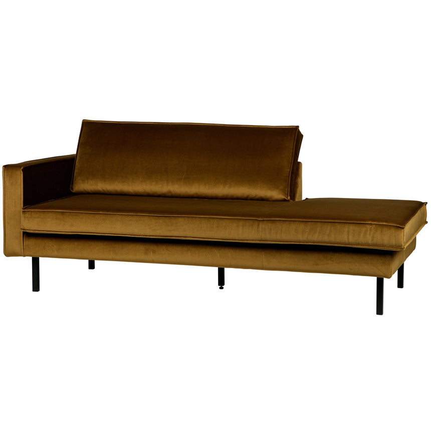 Rodeo Daybed bal oldali bársony kanapé