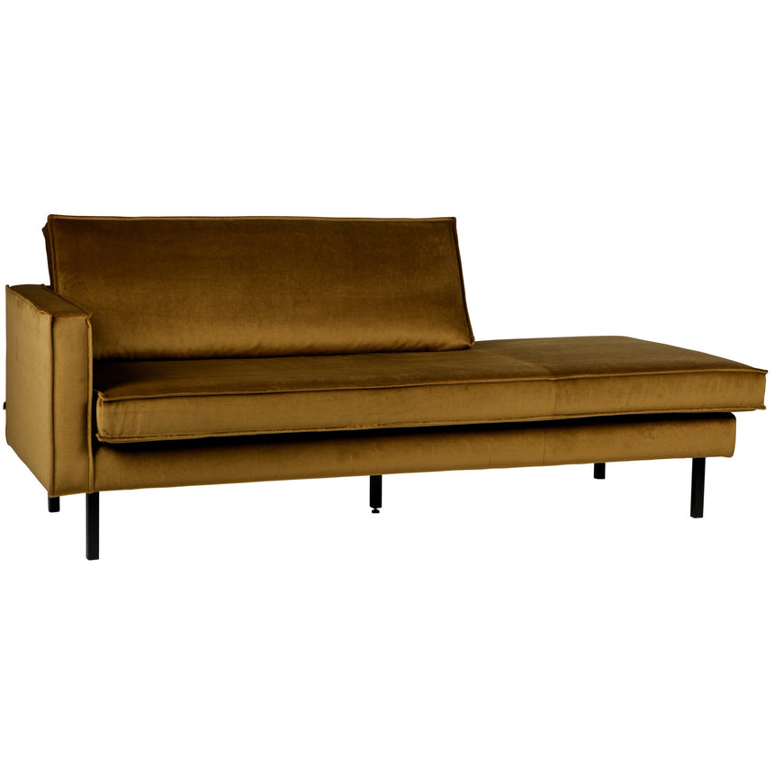 Rodeo Daybed bal oldali bársony kanapé