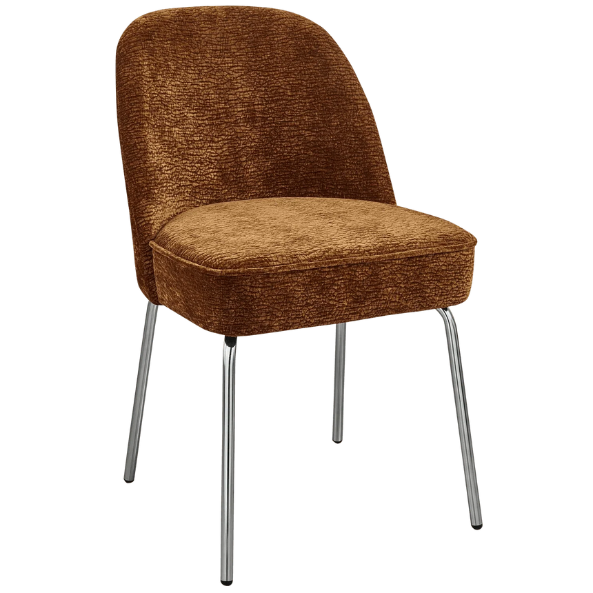 Vogue zsenília szék króm lábbal