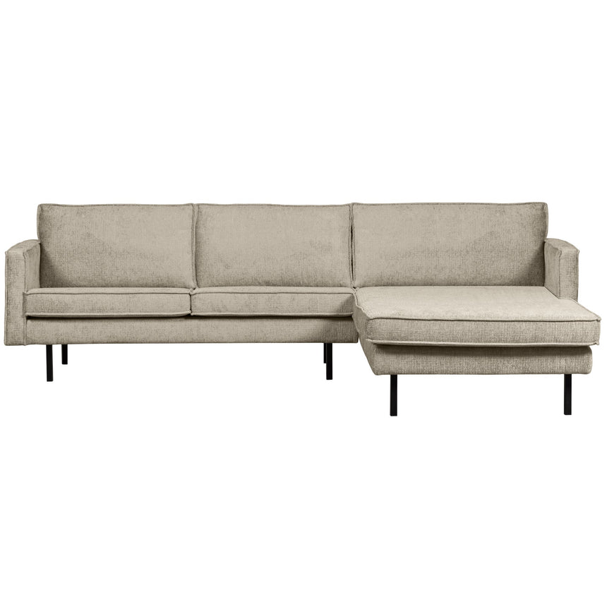 Rodeo jobbos chaise longue velúr búzamező