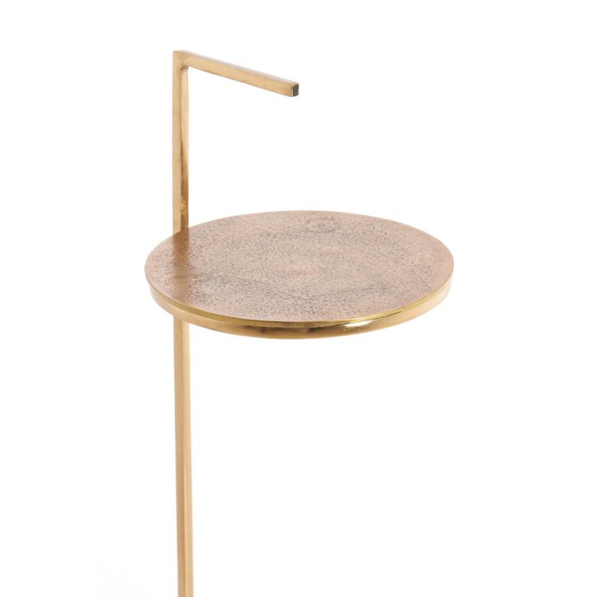 Leda – Klasszikus eleganciájú márvány és antik bronz lerakóasztal