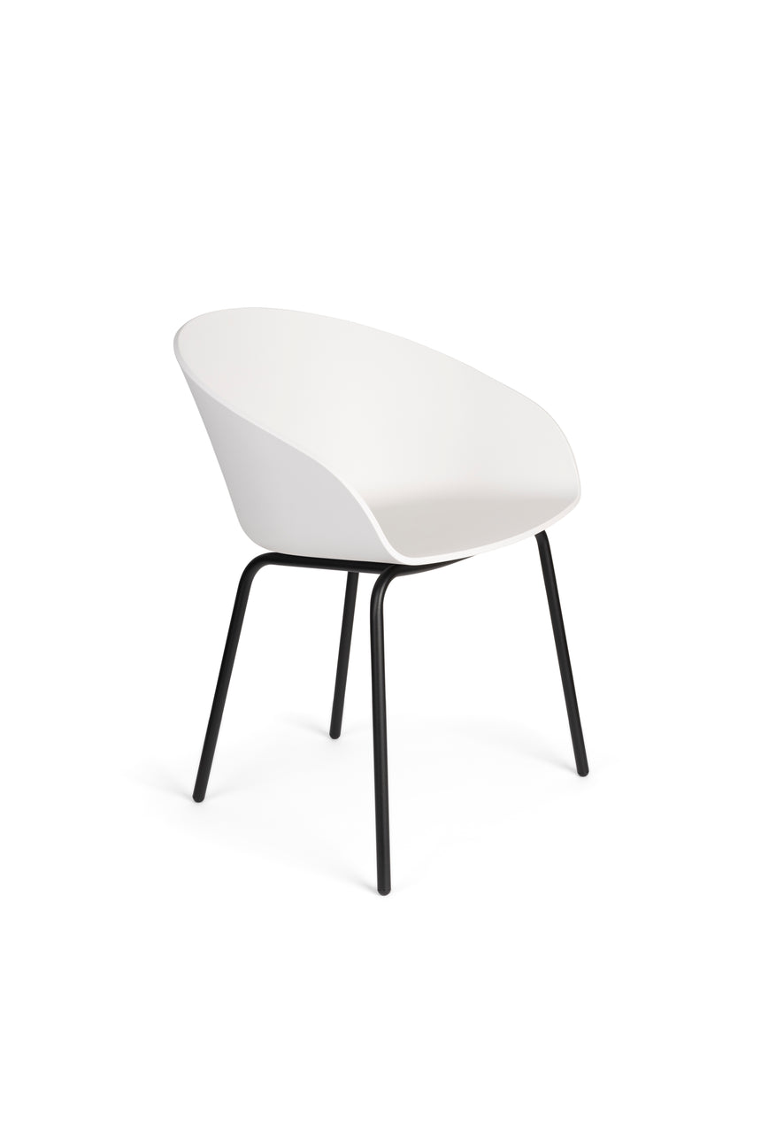 Void karfás PP szék fekete lábbal