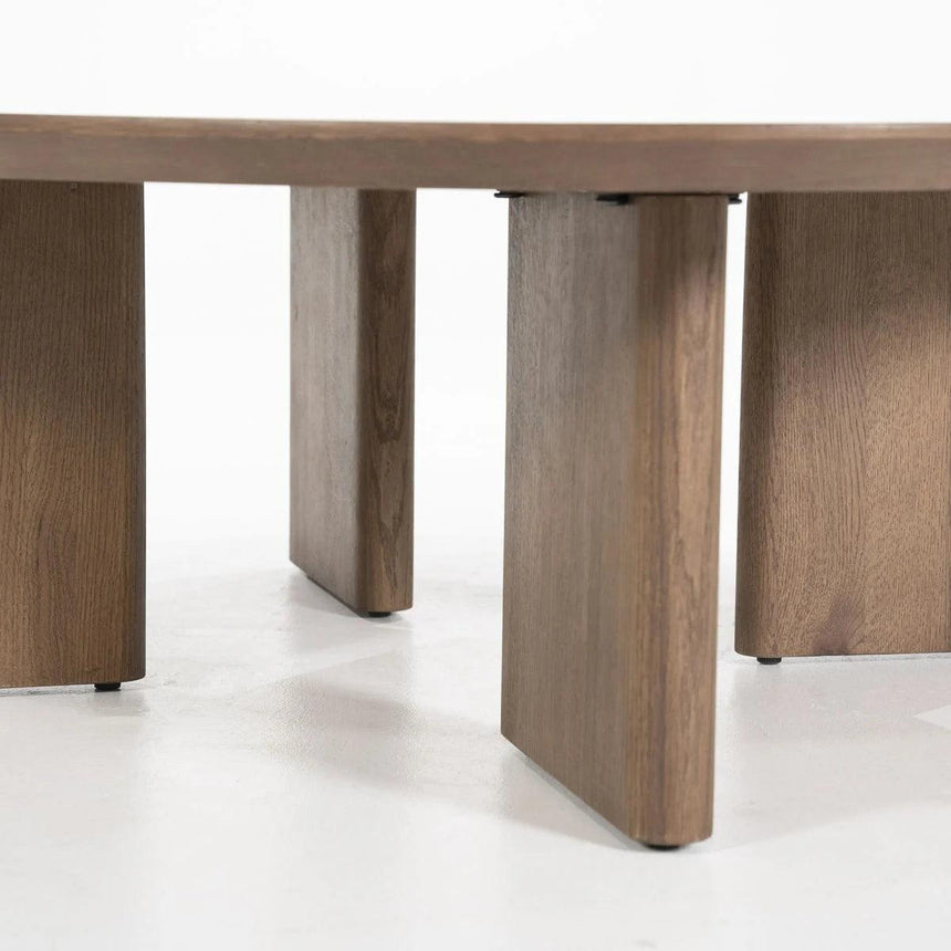 Stef wooden coffee table 100x100
