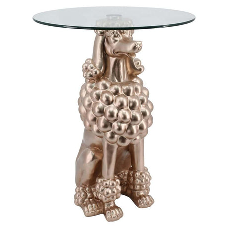 Poodle üveg lerakóasztal - Dutch Home