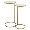 Scofield marble side table set