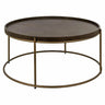 Zillon leather coffee table