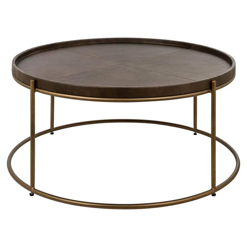 Zillon leather coffee table