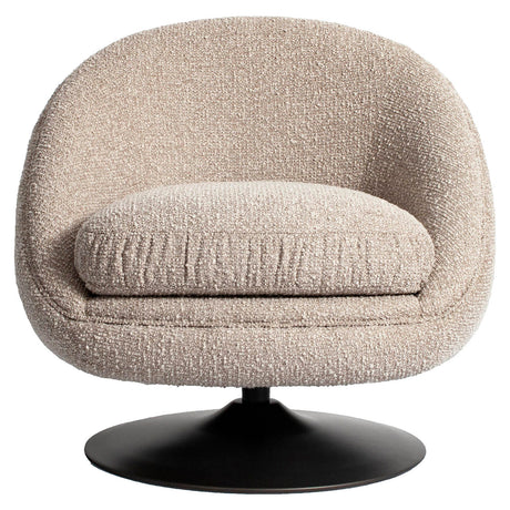 Nodo forgó lounge fotel – Gazdag textúrájú kárpittal