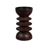 Nola wooden candle holder large