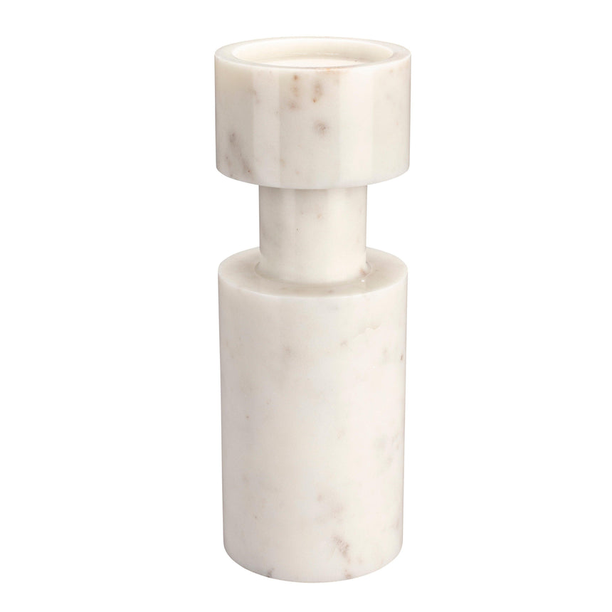 Paros marble candlestick