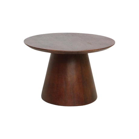 Bullnose Cone Wood End Table