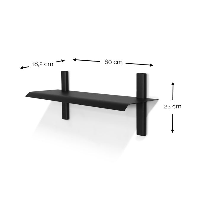 Hola 2 fém fali polc