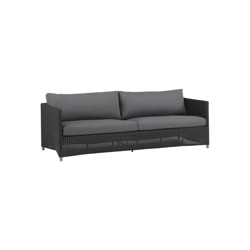 Diamond 3 személyes szövet kerti kanapé