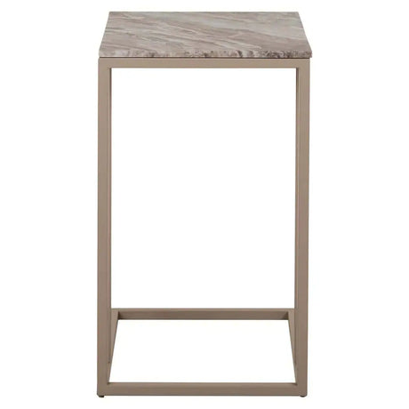 Bloomville 2-door textile leather cabinet