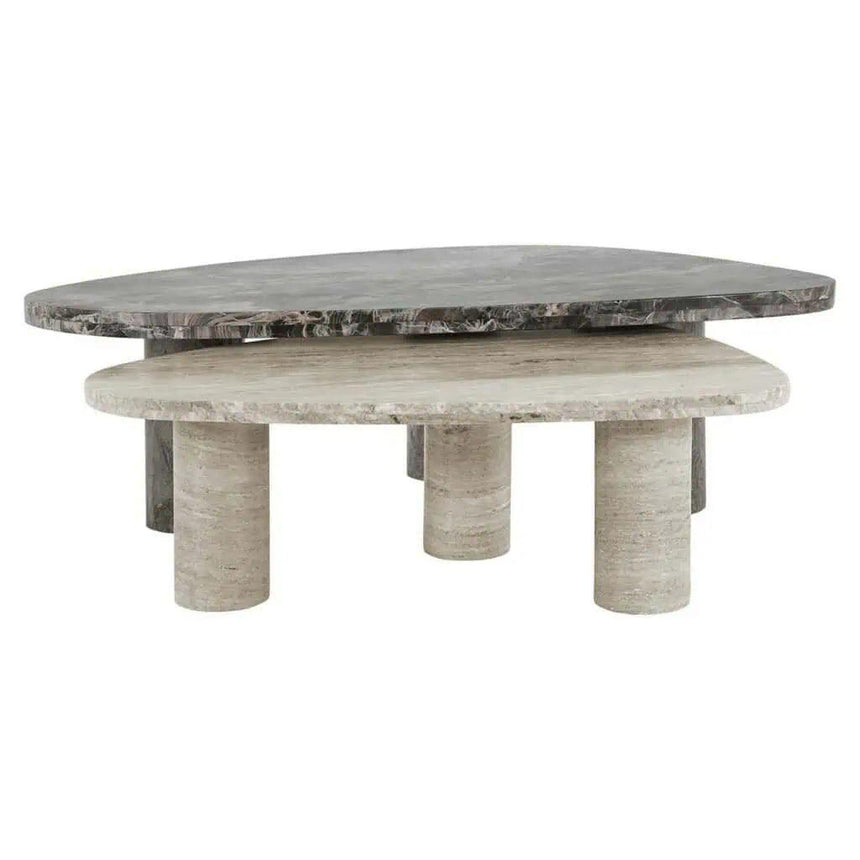 Nazario marble coffee table set