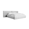 Mamaia wide fabric bed frame 140x200