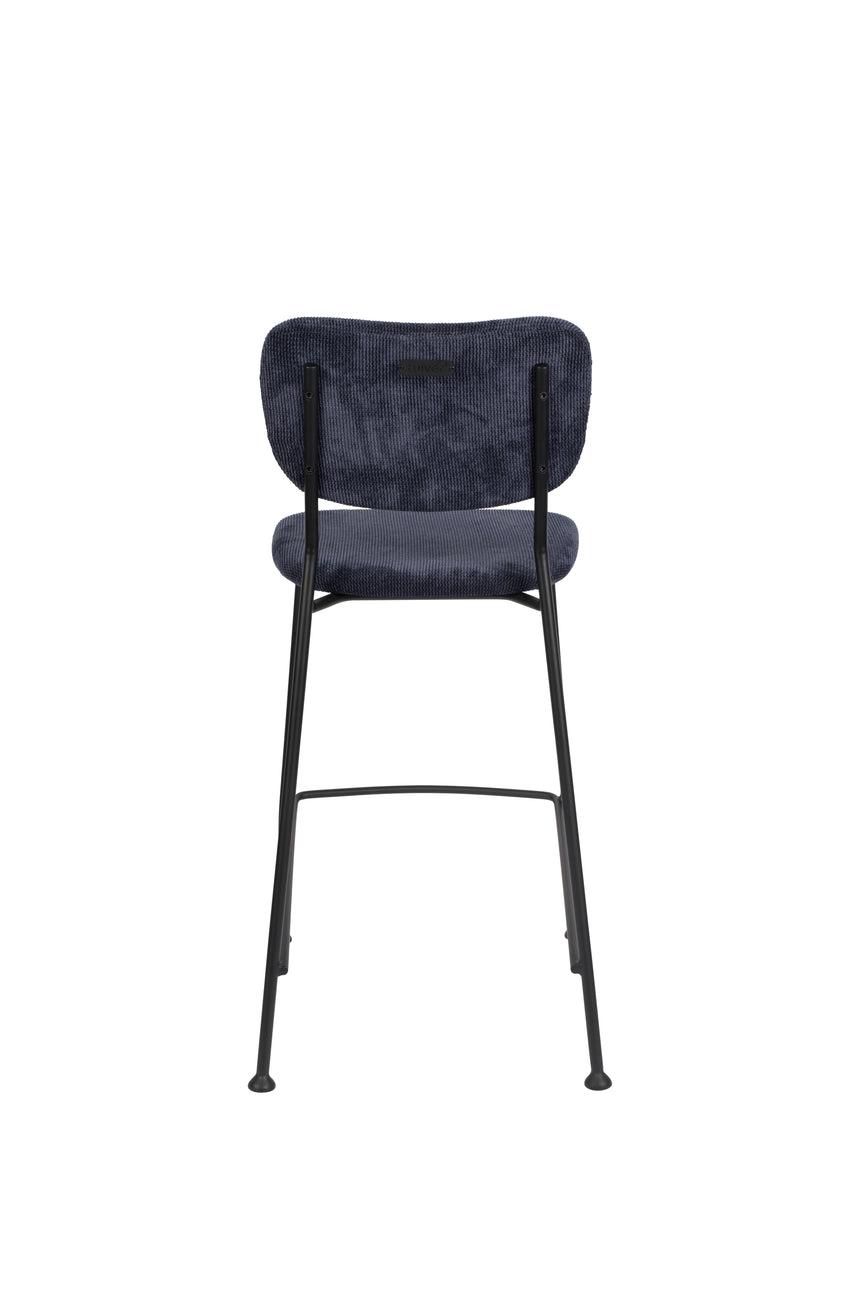 Benson corduroy low bar stool