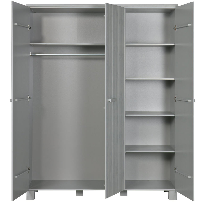 Dennis 158 cm-es ruhásszekrény (3 ajtós)