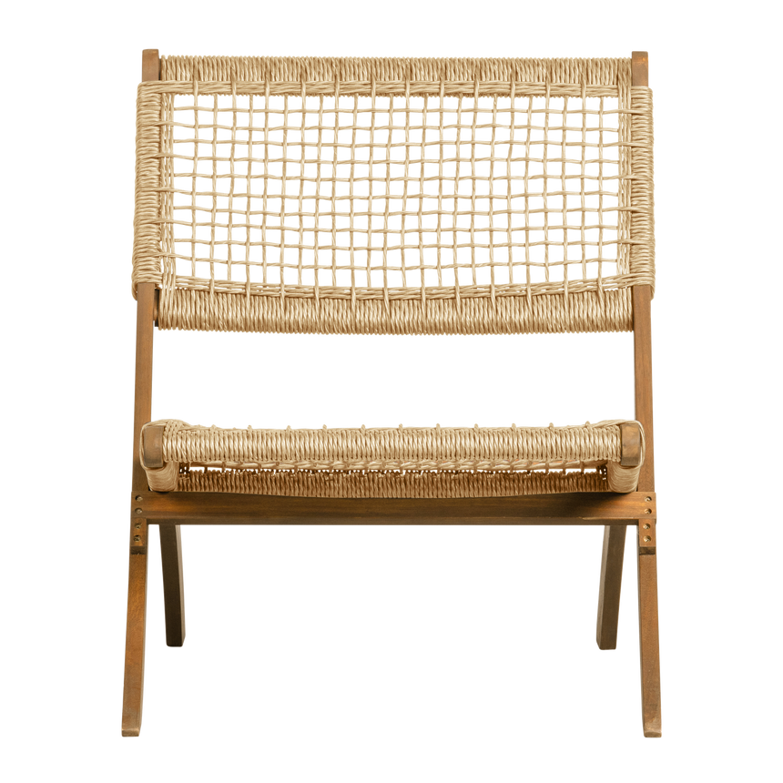 Lois összecsukható szék – Természetes eukaliptuszfa design