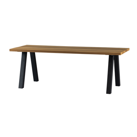 Tablo kerti asztal – Természetes ayous fa és modern A-láb