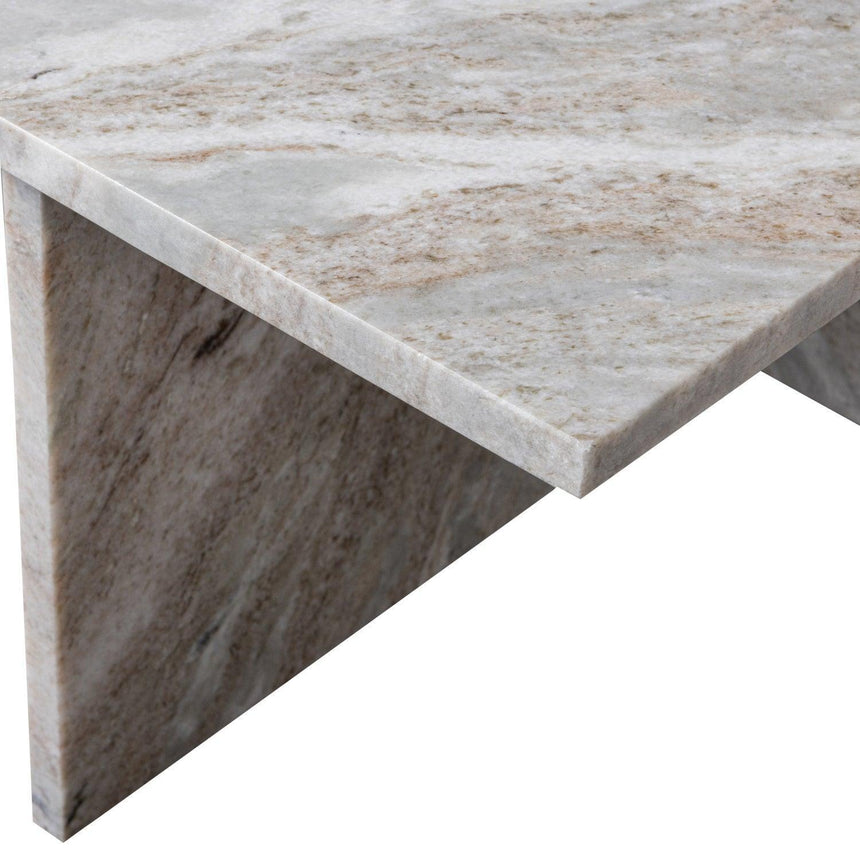 Xhail márvány szögletes dohányzóasztal - Dutch Home