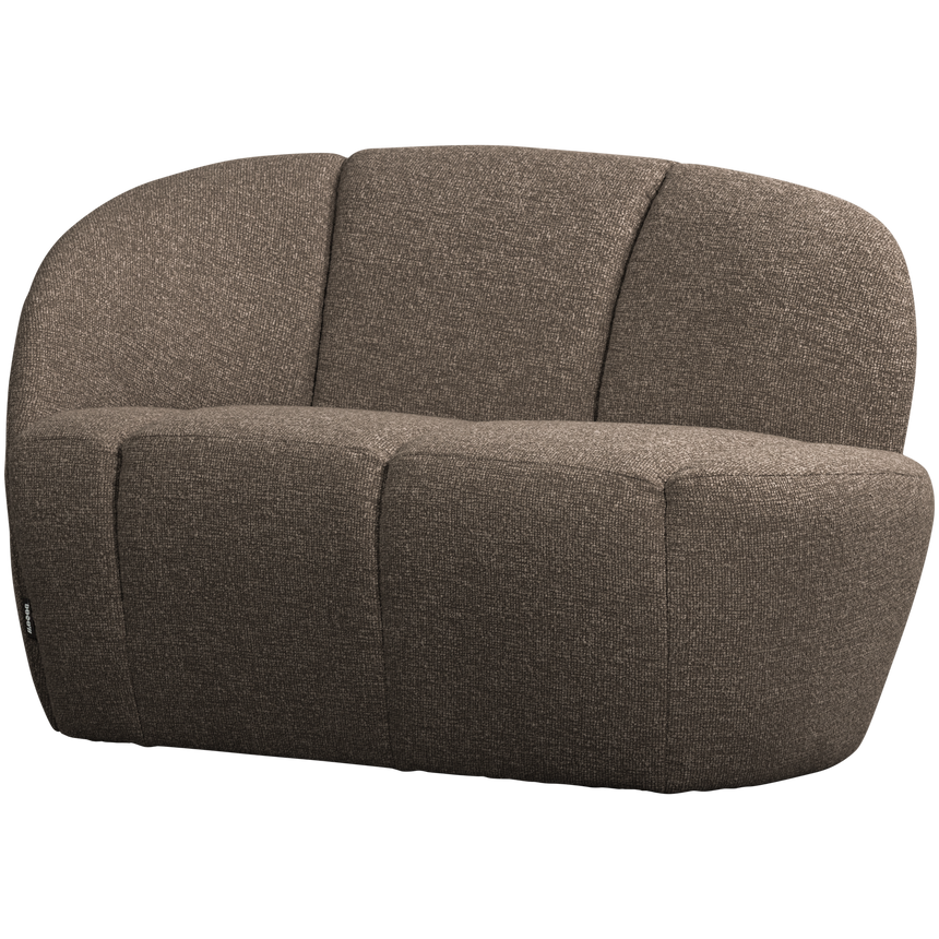 Mojo 2 személyes kanapé modul – Bal oldali elem, prémium bouclé kárpittal