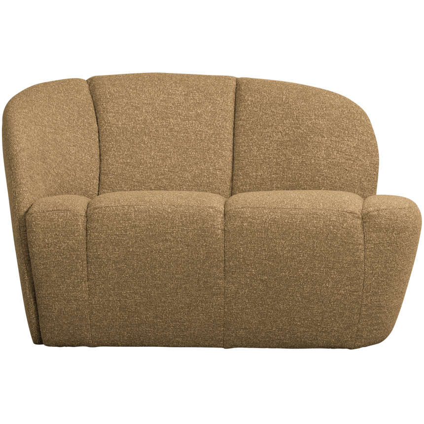 Mojo 2 személyes kanapé modul – Bal oldali elem, prémium bouclé kárpittal