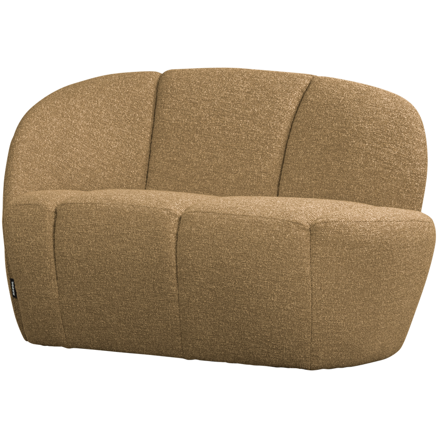 Mojo 2 személyes kanapé modul – Bal oldali elem, prémium bouclé kárpittal