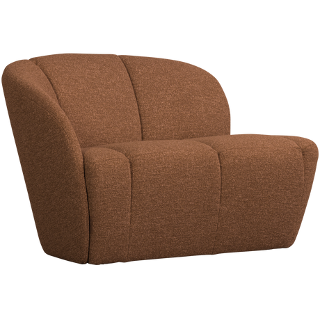 Mojo 2 személyes kanapé modul – Bal oldali elem, prémium bouclé kárpittal