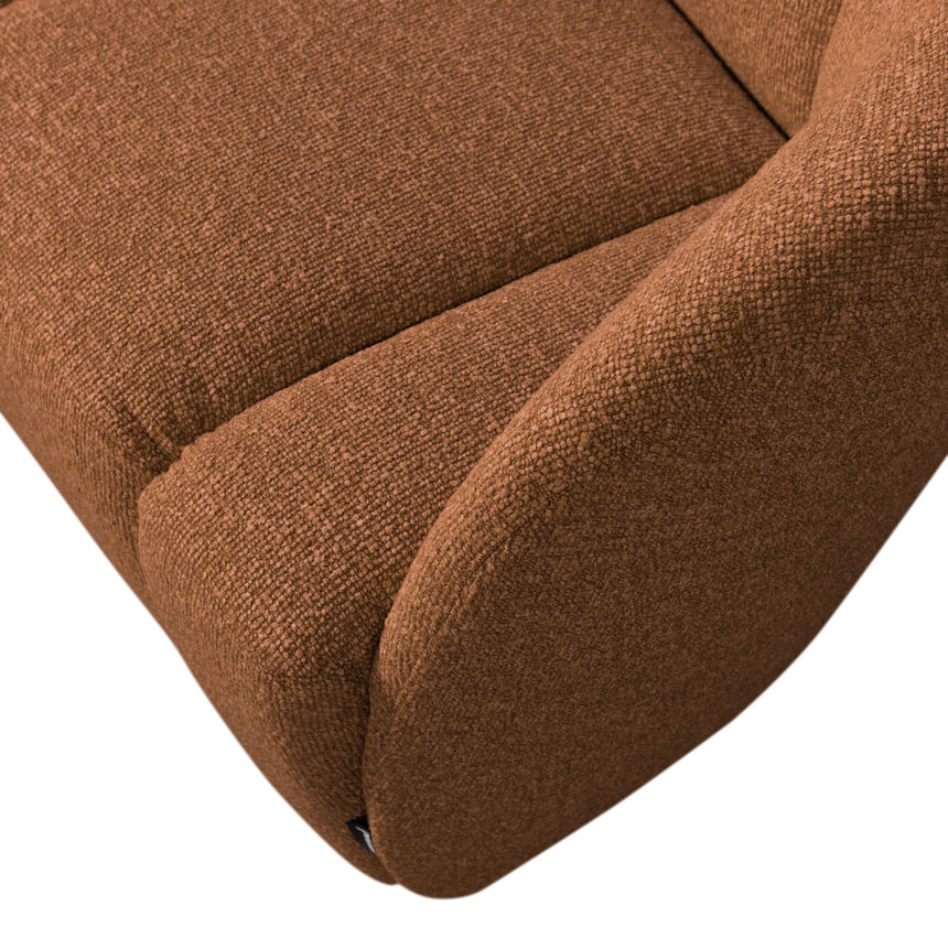 Mojo 2 személyes kanapé modul – Jobb oldali elem, prémium bouclé kárpittal