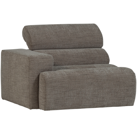 Novi 1 személyes kanapé modul – Bal oldali elem, állítható nyaktámasszal