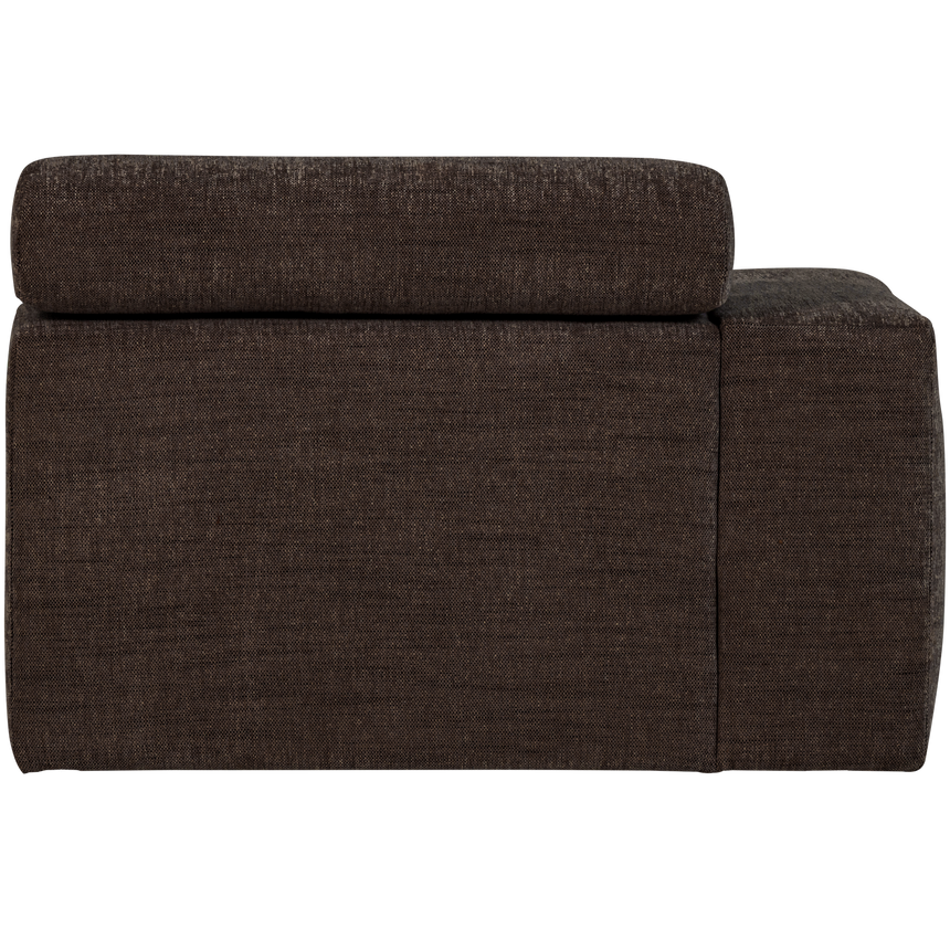 Novi 1 személyes kanapé modul – Bal oldali elem, állítható nyaktámasszal