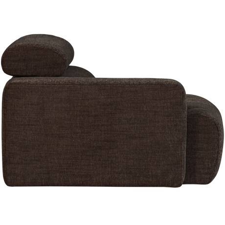 Novi 1 személyes kanapé modul – Bal oldali elem, állítható nyaktámasszal