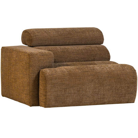 Novi 1 személyes kanapé modul – Bal oldali elem, állítható nyaktámasszal