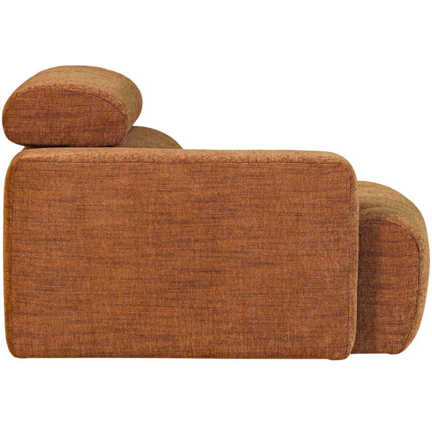 Novi 1 személyes kanapé modul – Bal oldali elem, állítható nyaktámasszal