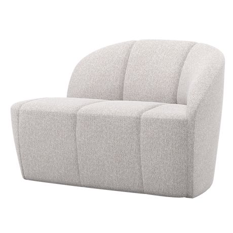 Mojo 2 személyes kanapé modul – Jobb oldali elem, prémium bouclé kárpittal