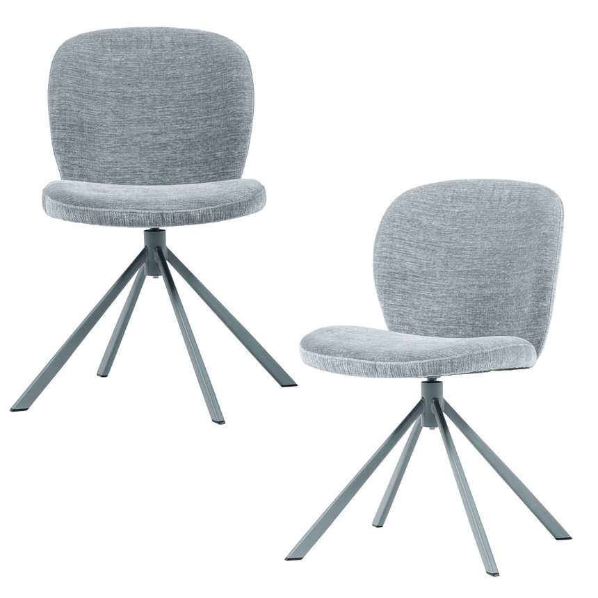 Femke étkezőszék – Forgó funkció és elegáns chenille kényelem