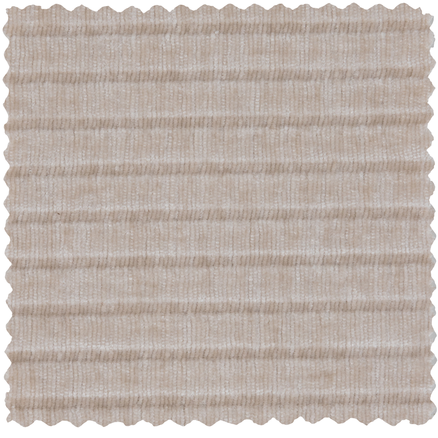 Rodeo lábakon álló hocker – Luxus bordázott szövetkárpittal